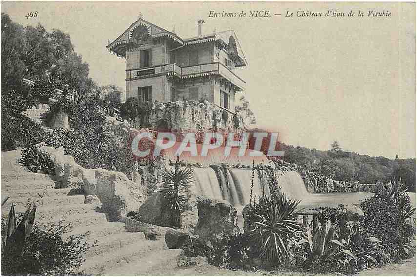 CPA Environs de Nice Le Chateau d'Eau de la Vesubie 