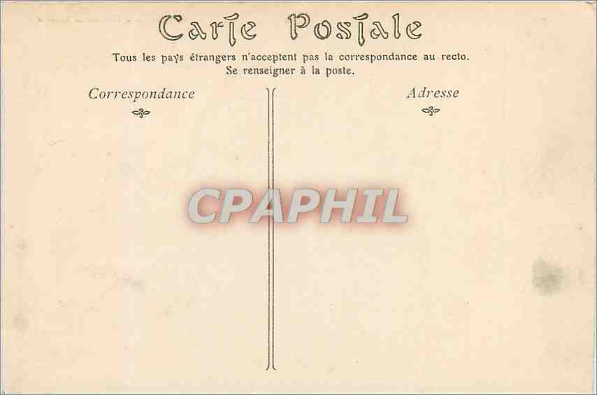 CPA Environs de Nice Le Chateau d'Eau de la Vesubie  — Rückseite