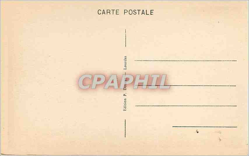 CPA Cauterets Le Lac de Gaube  — Rückseite