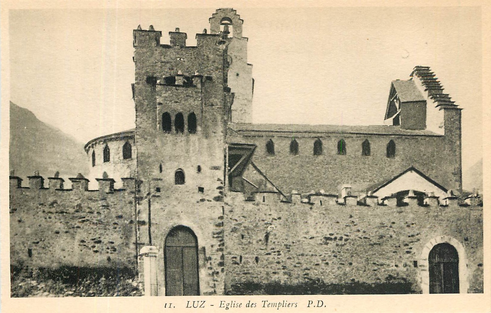 CPA Luz Eglise des Templiers 