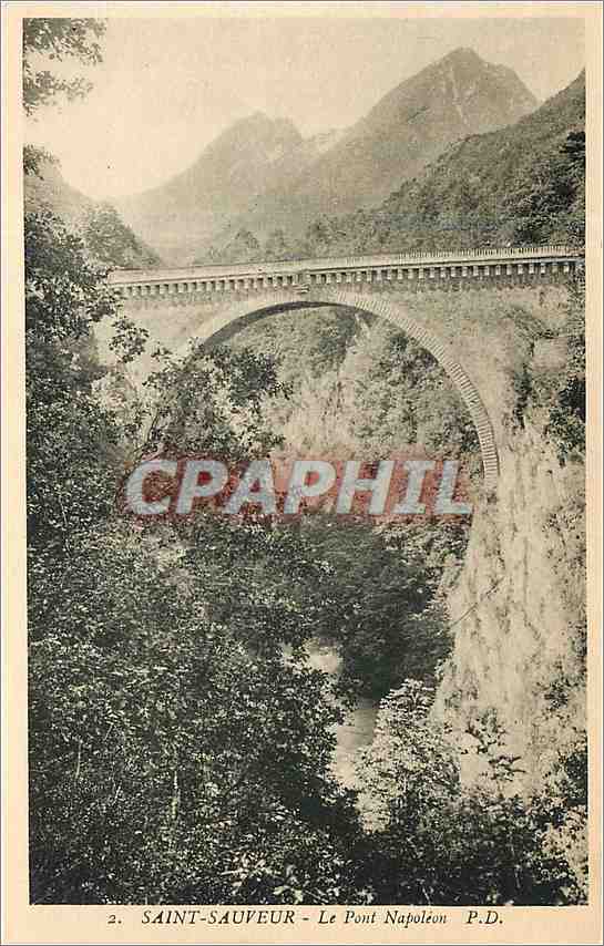 CPA Saint Sauveur Le Pont Napoleon 