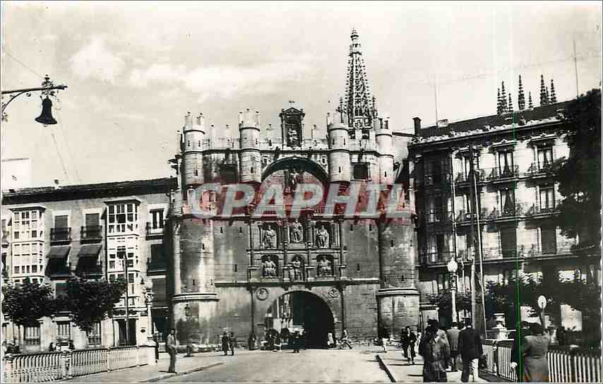 CPA Burgos Arc et pont de la Sainte Vierge 