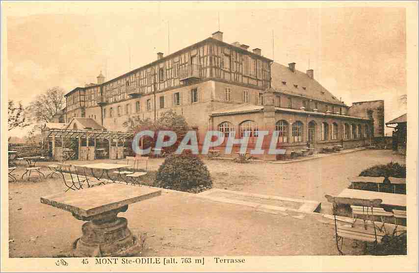 CPA Mont Ste Odile Terrasse 