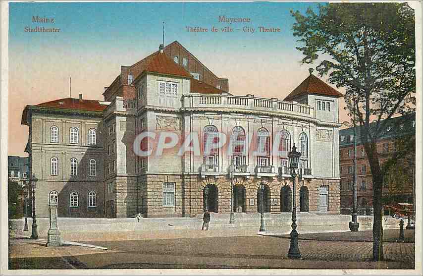 CPA Mayence Theatre de Ville 