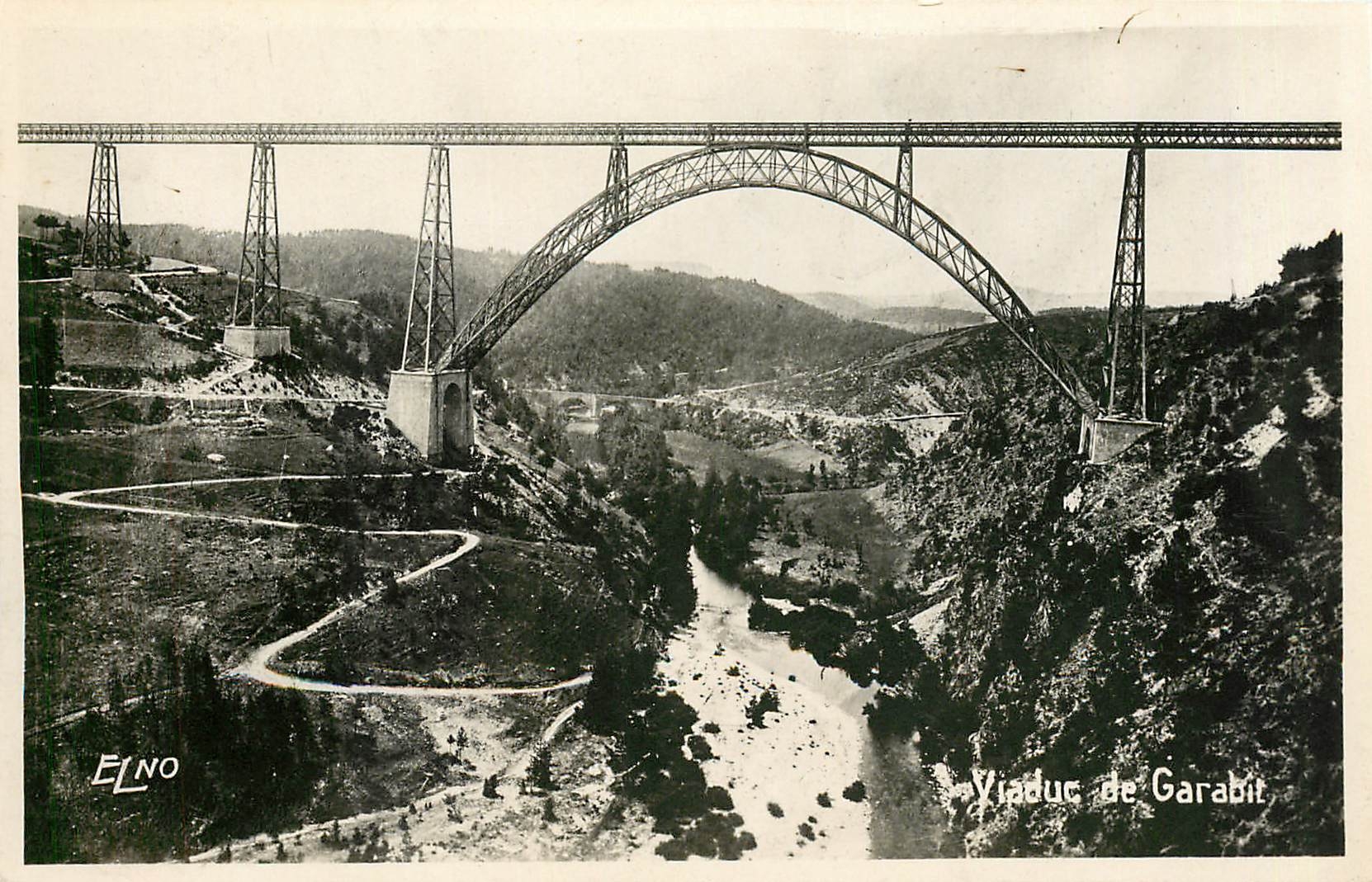 CPA Viaduc de Garabit pres St Flour Cantal 