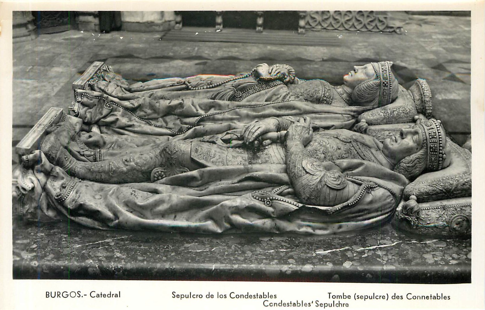 CPA Burgos Catedral Sepulcro de los Condestables Tombe des Connetables 