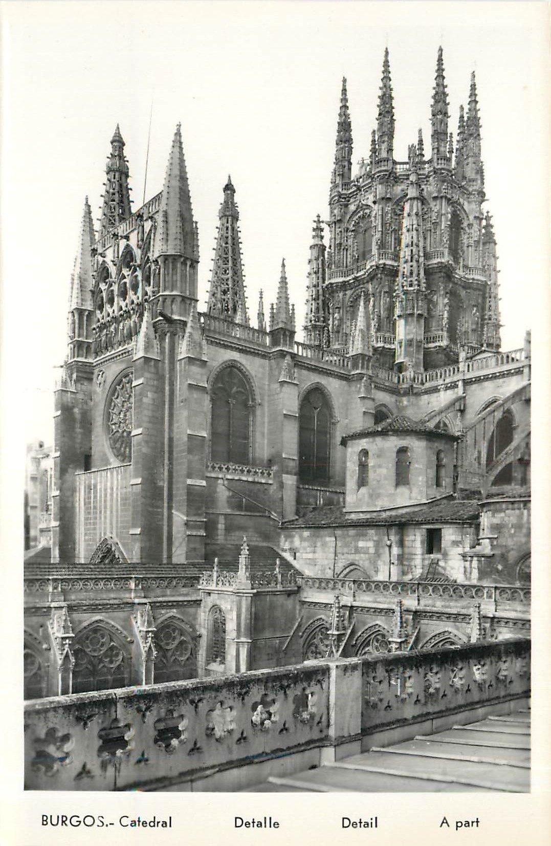 CPA Burgos Catedral Detail a part 
