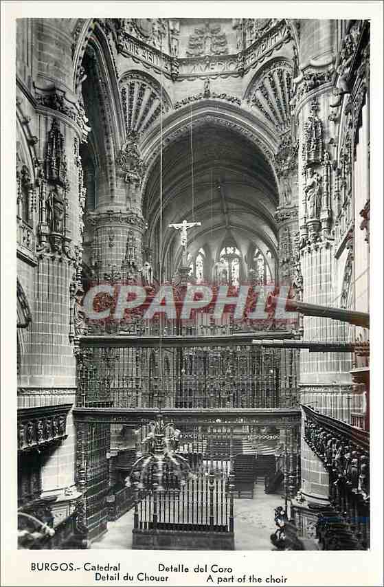 CPA Burgos Catedral Detail du Chouer 