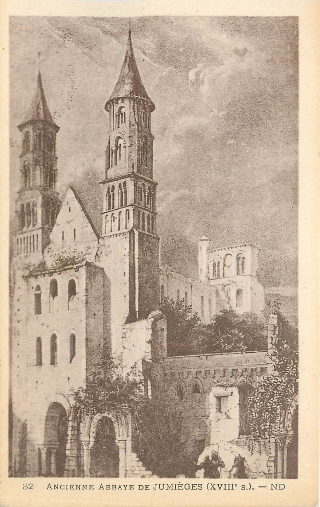 CPA Ancienne Abbaye de Jumieges 