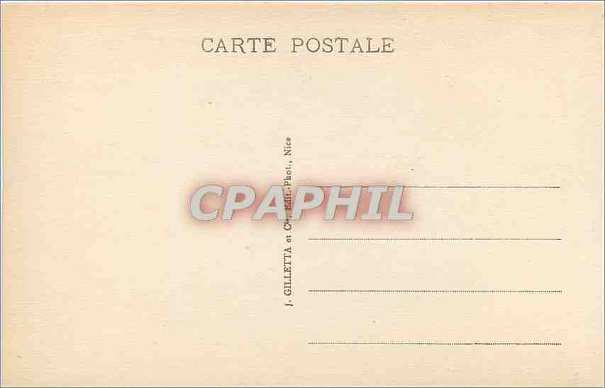 CPA Nice Le Casino Fontaine des Amours  — Rückseite