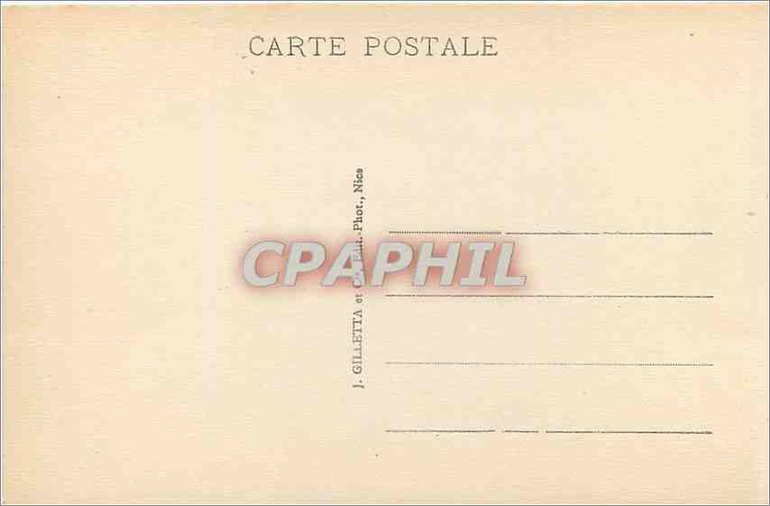 CPA Cannes Vue etre les Fleurs Pergola  — Rückseite