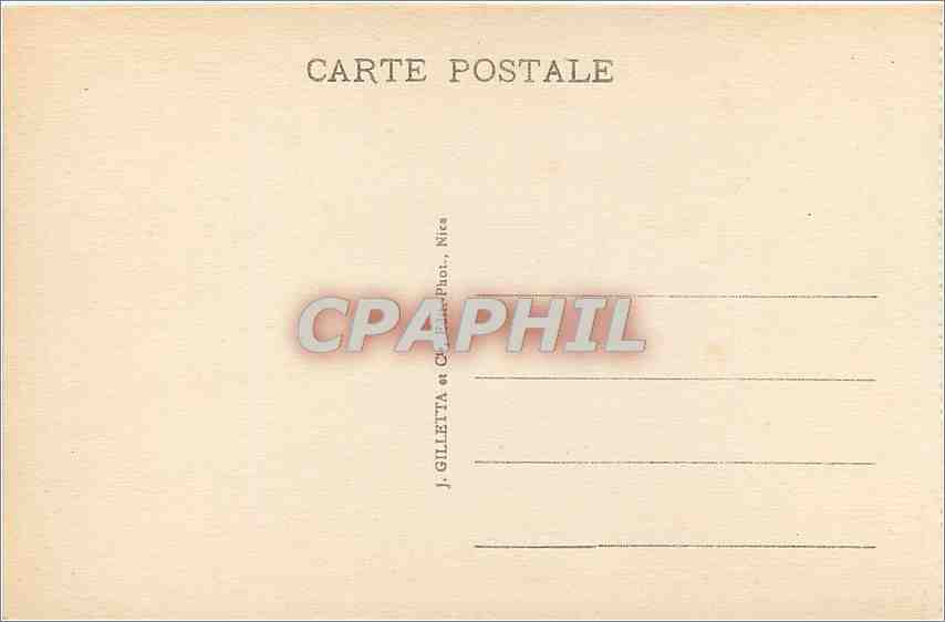 CPA Cannes vieux Chateau Saint Honorat Ile de Lerins  — Rückseite