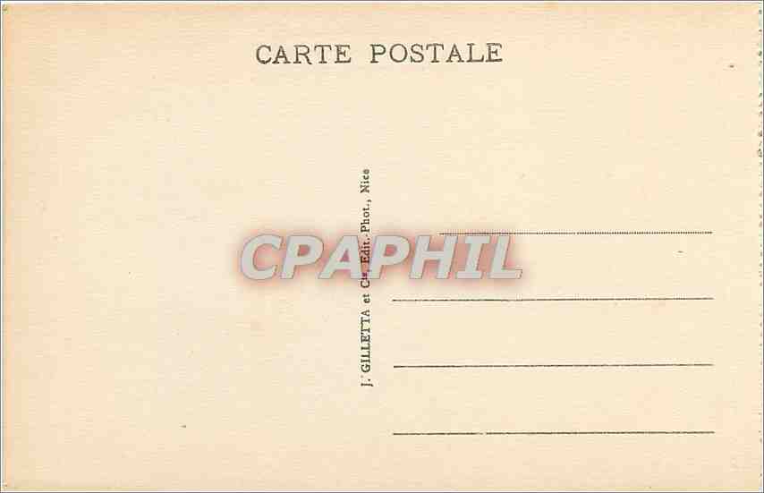 CPA Monte Carlo Le Casino et les Jardins  — Rückseite