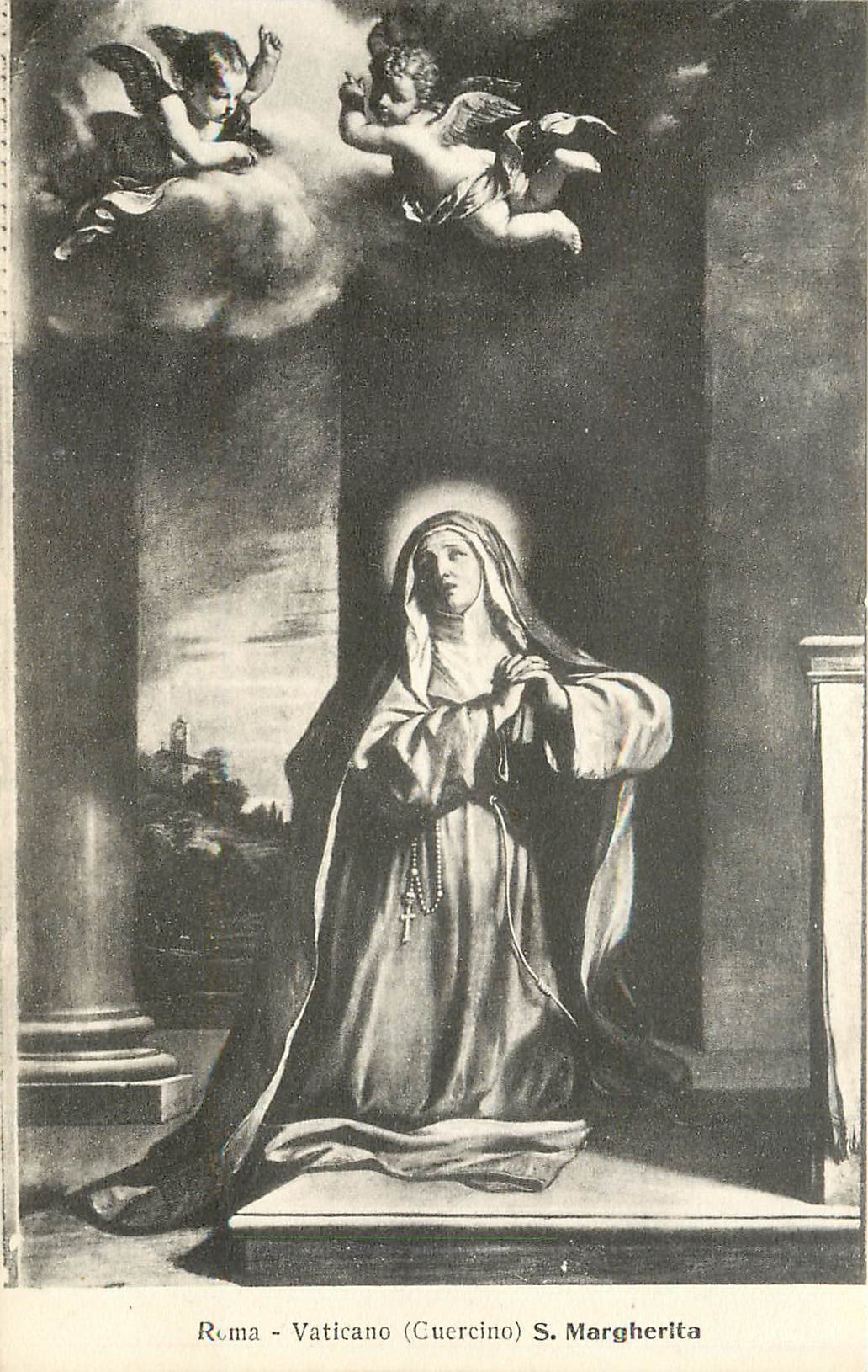 CPA Roma Vaticano Cuercino S Margherita 
