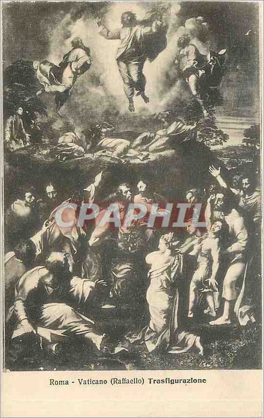 CPA Roma Vaticano Raffaello Trasfigurazione 
