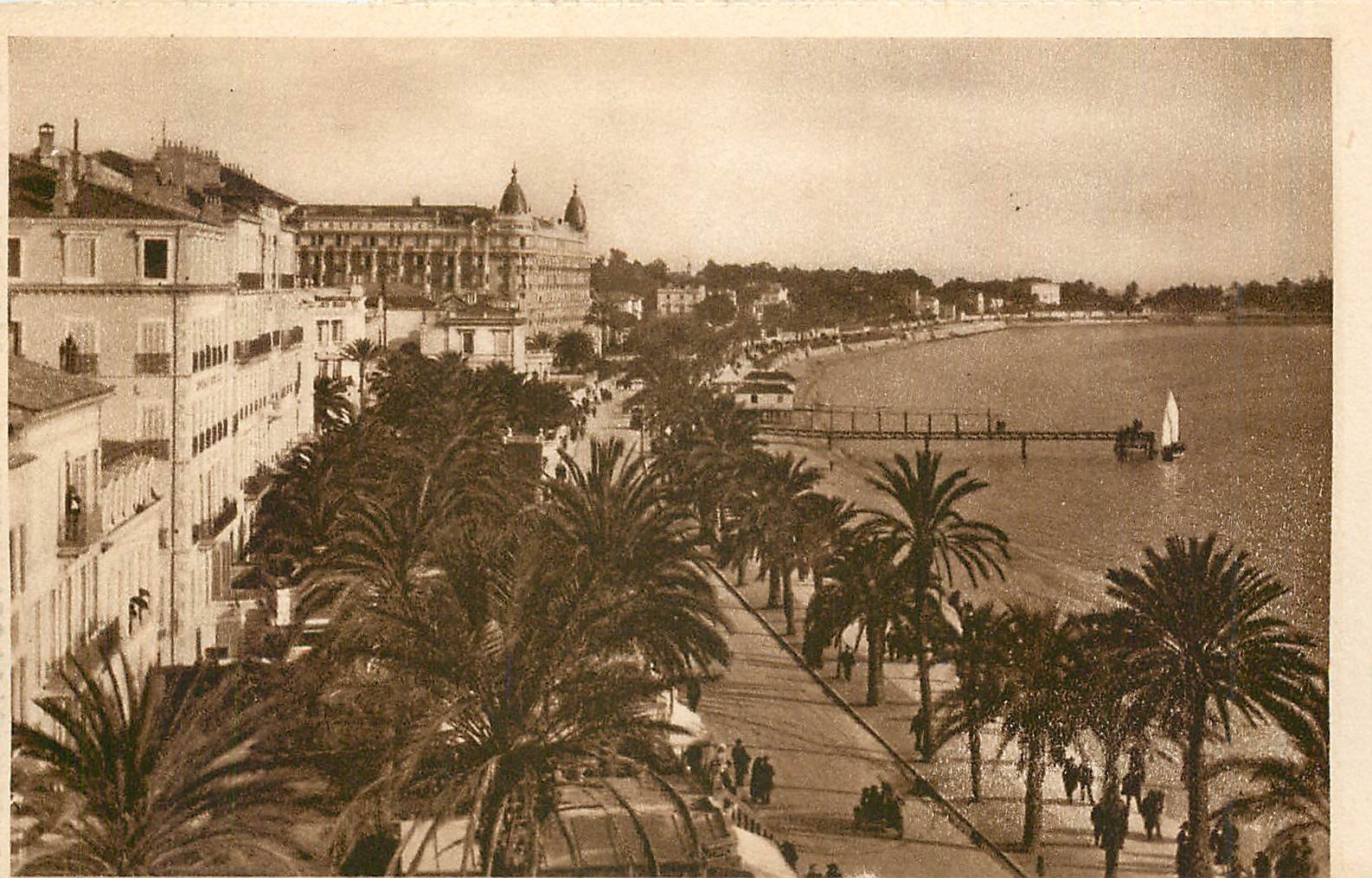 CPA Cannes Promenade de la Croisette 