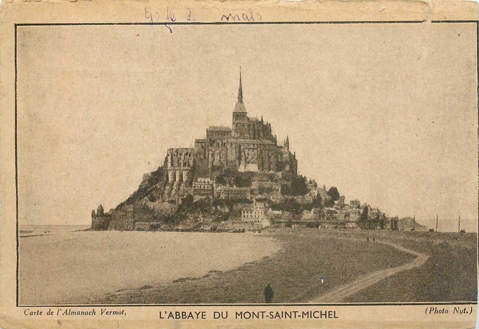 CPA L'Abbaye du Mont Saint Michel 