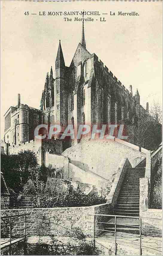 CPA Le Mont Saint Michel La Merveille 