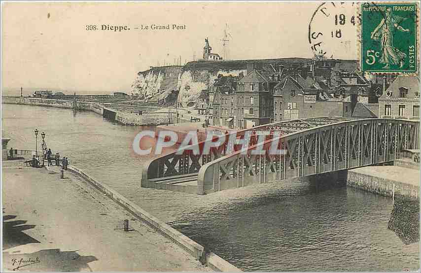 CPA Dieppe Le Grand Pont 