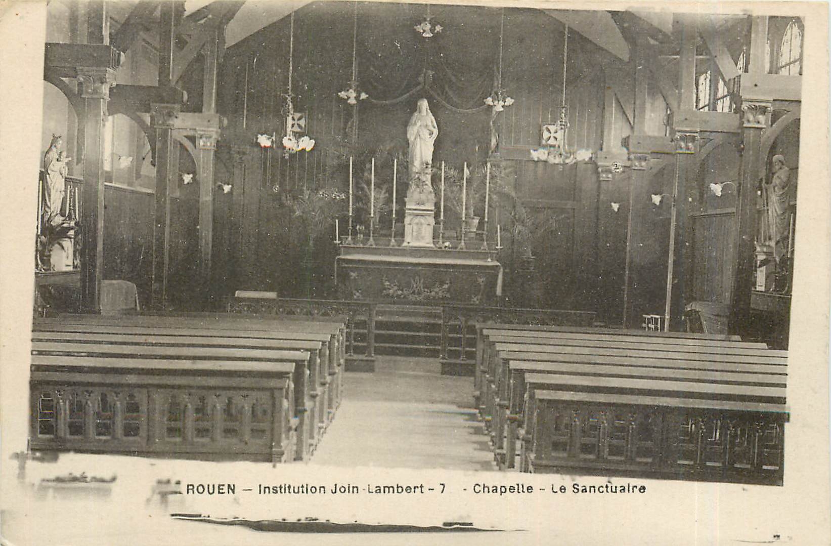 CPA Rouen Institution Join Lambert Chapelle Le Sanctuaire 
