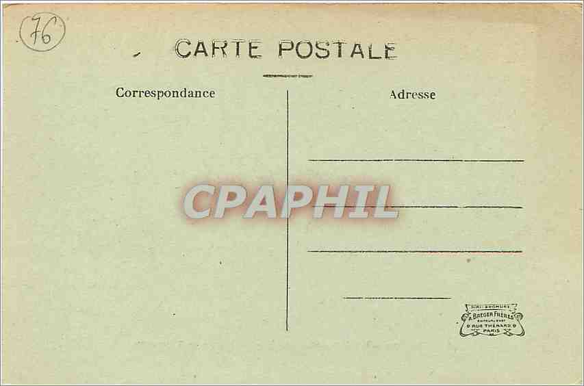 CPA Rouen Institution Join Lambert Chapelle Le Sanctuaire  — Rückseite