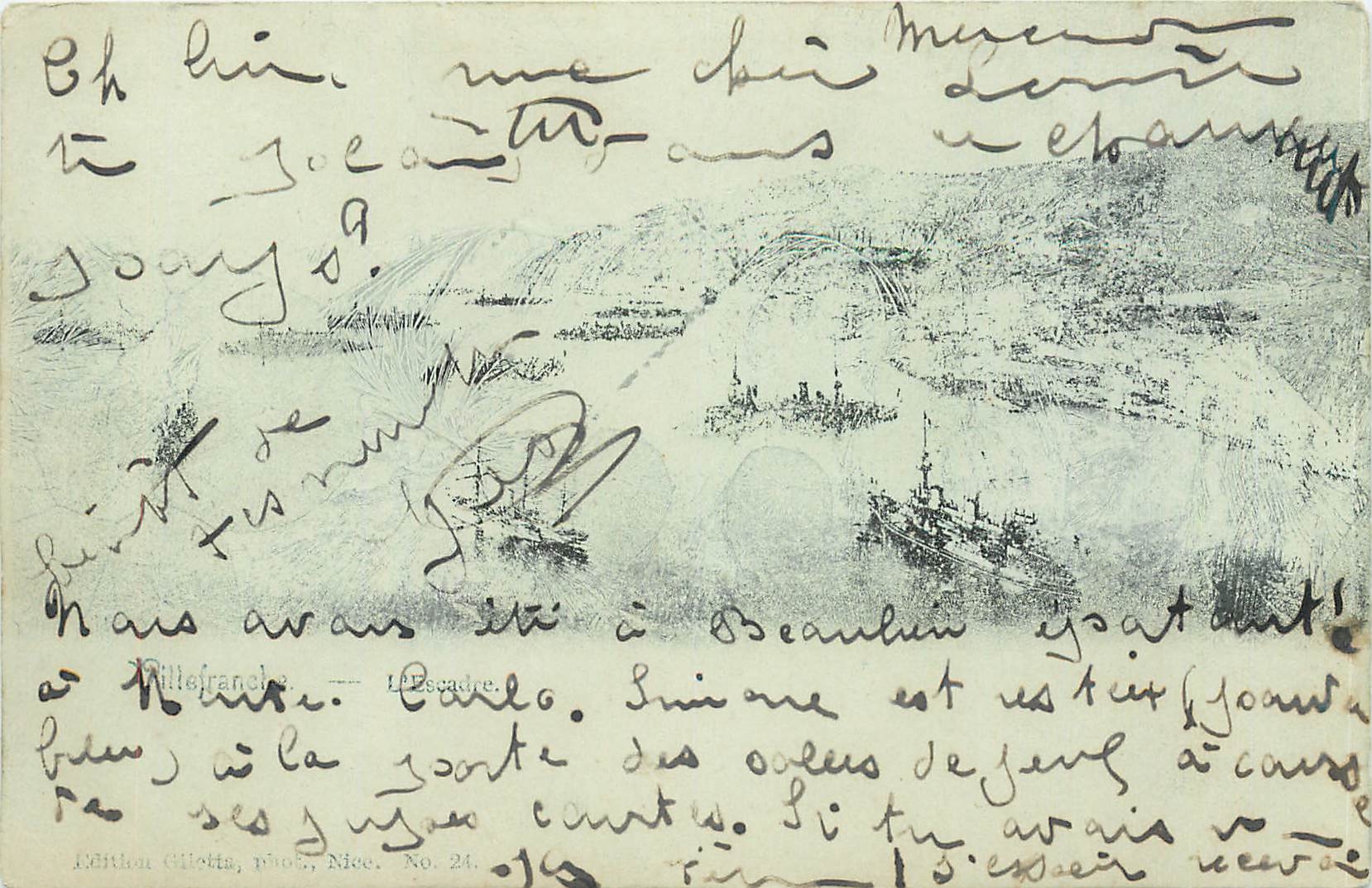 Béziers — Vista della costa — Edizione Giloët, fot. L'Escadre, No. 24