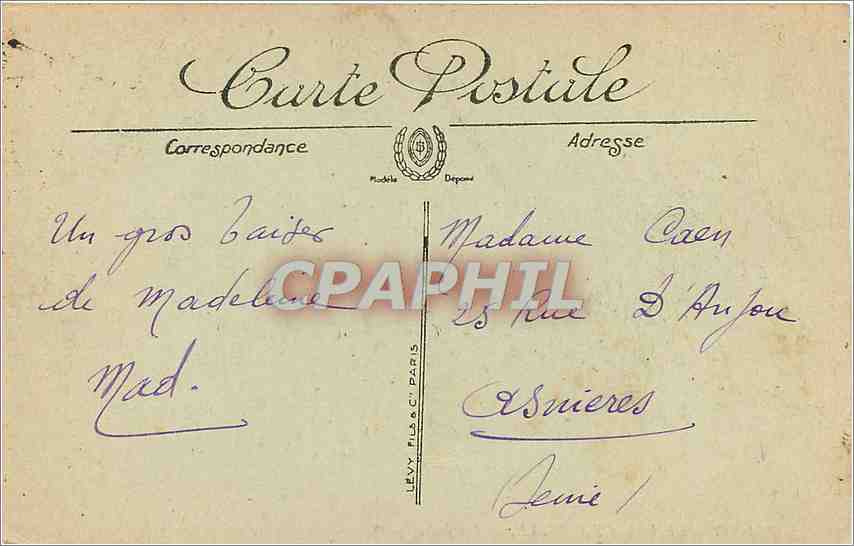 Trouville-Deauville — Les Jelées — L.L. — Verso