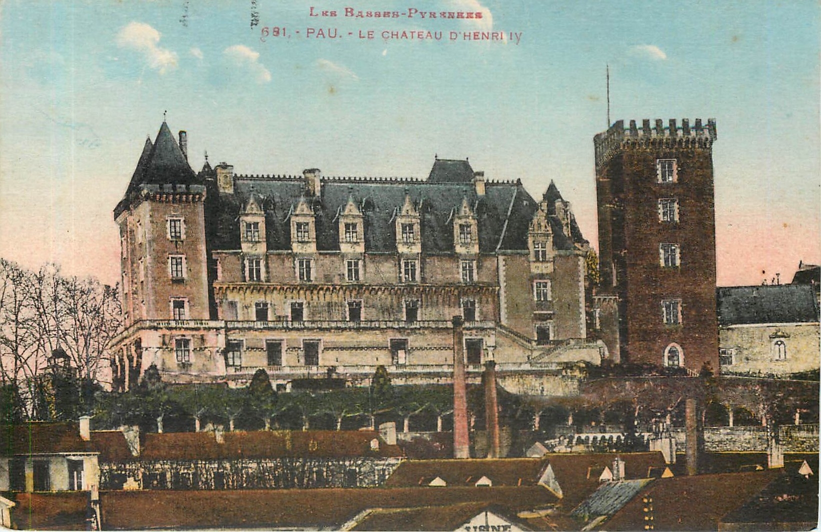 CPA Pau Le Chateau d'Henri IV 