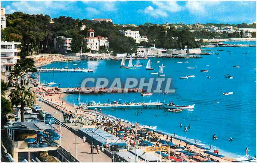 CPM Cote d'Azur Juan les Pins La Promenade et les Plages 