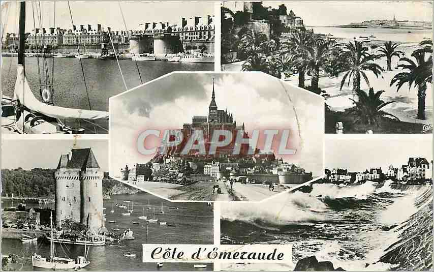 Côte d'Émeraude — Mont-Saint-Michel, Saint-Malo, Dinard, Palmeraie — Réal-Photo