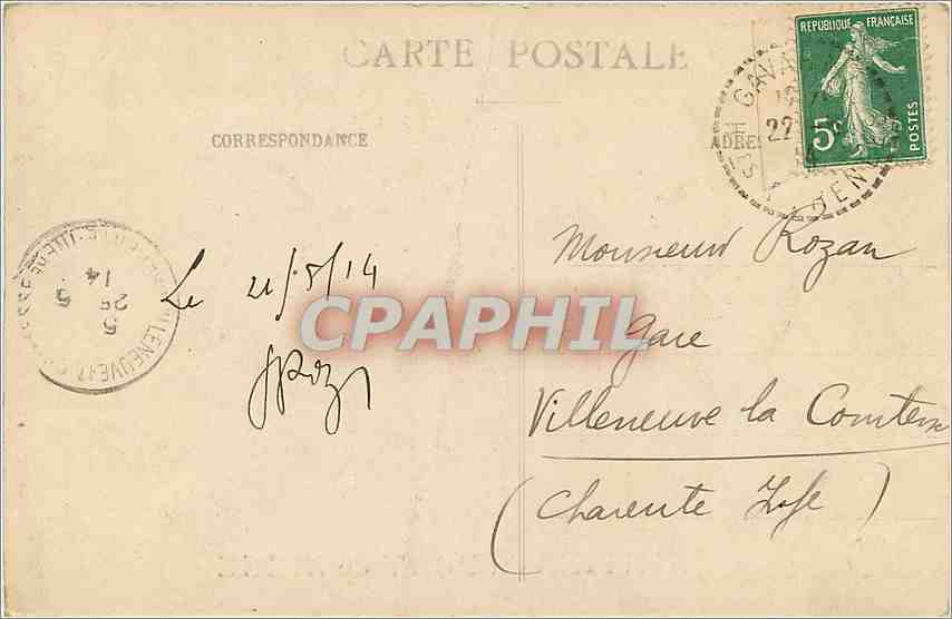 CPA Amities du Pont de Neige Alpinisme — Rückseite