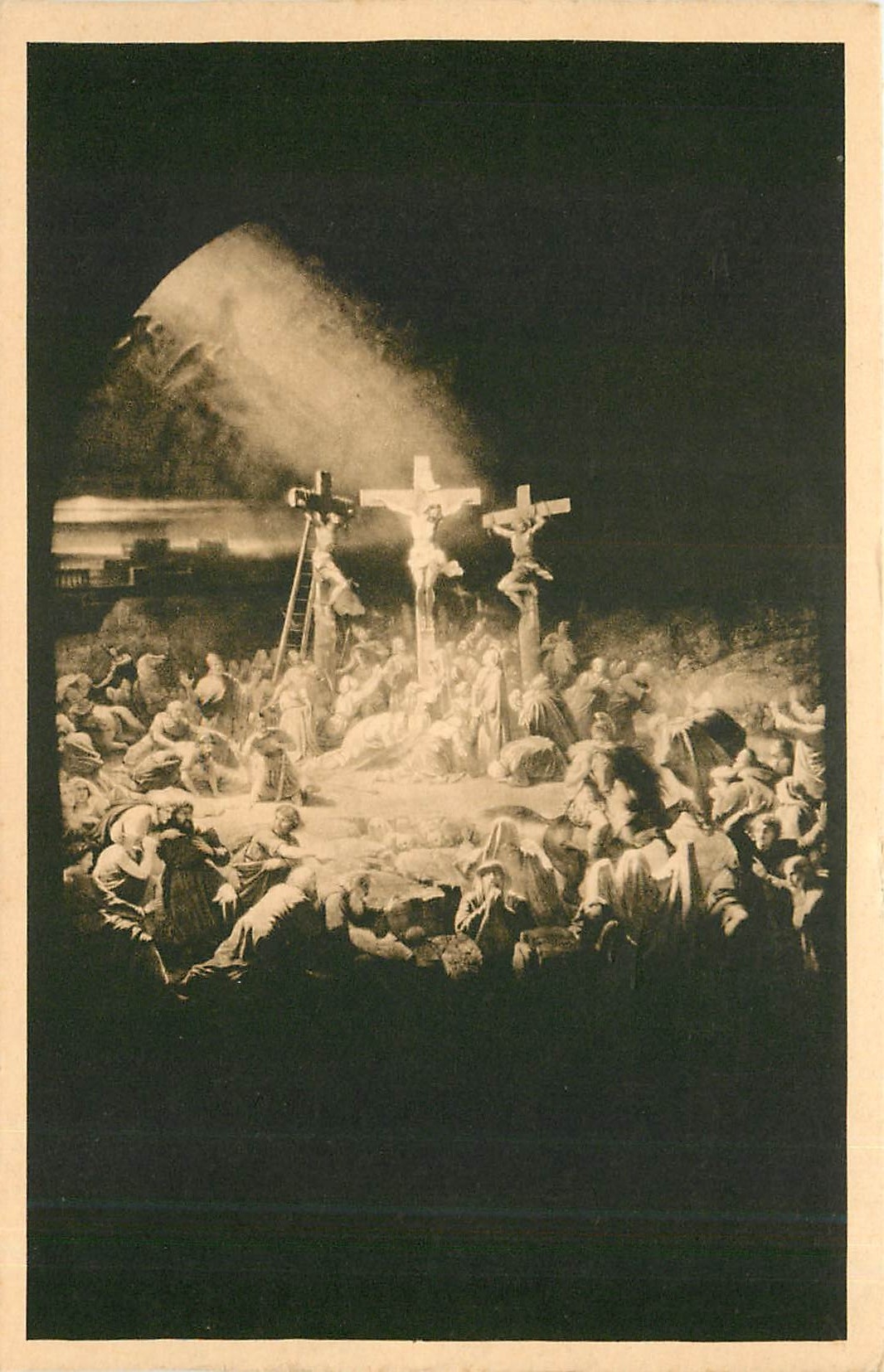 La mort du Christ, les morts ressuscitent — Vitrail de la Manufacture de Sèvres — Édition des Marques Réunies