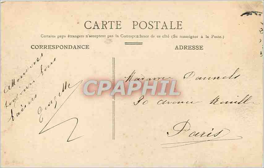 CPA Rouen Vue generale prise du Transbordeur  — Rückseite