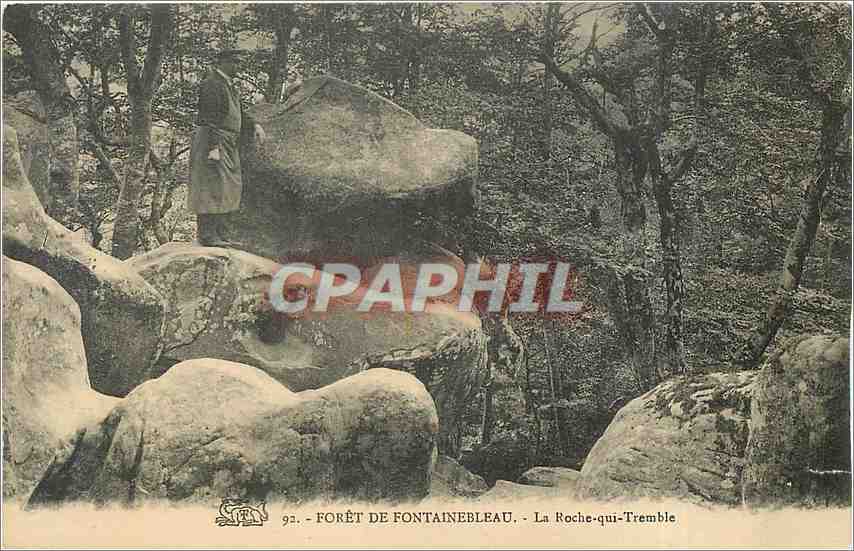 Wald von Fontainebleau - La Roche-qui-Tremble — Graphique n°92