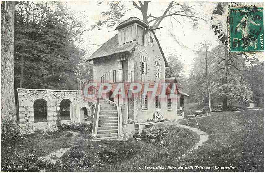CPA Versailles Parc du petit Trianon Le Moulin 