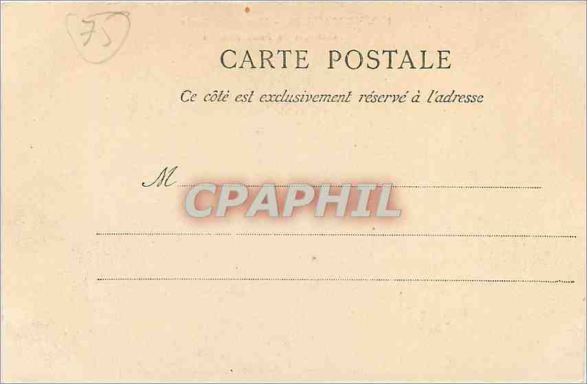 CPA Versailles Maison du Garde Hameau du Petit Trianon  — Rückseite