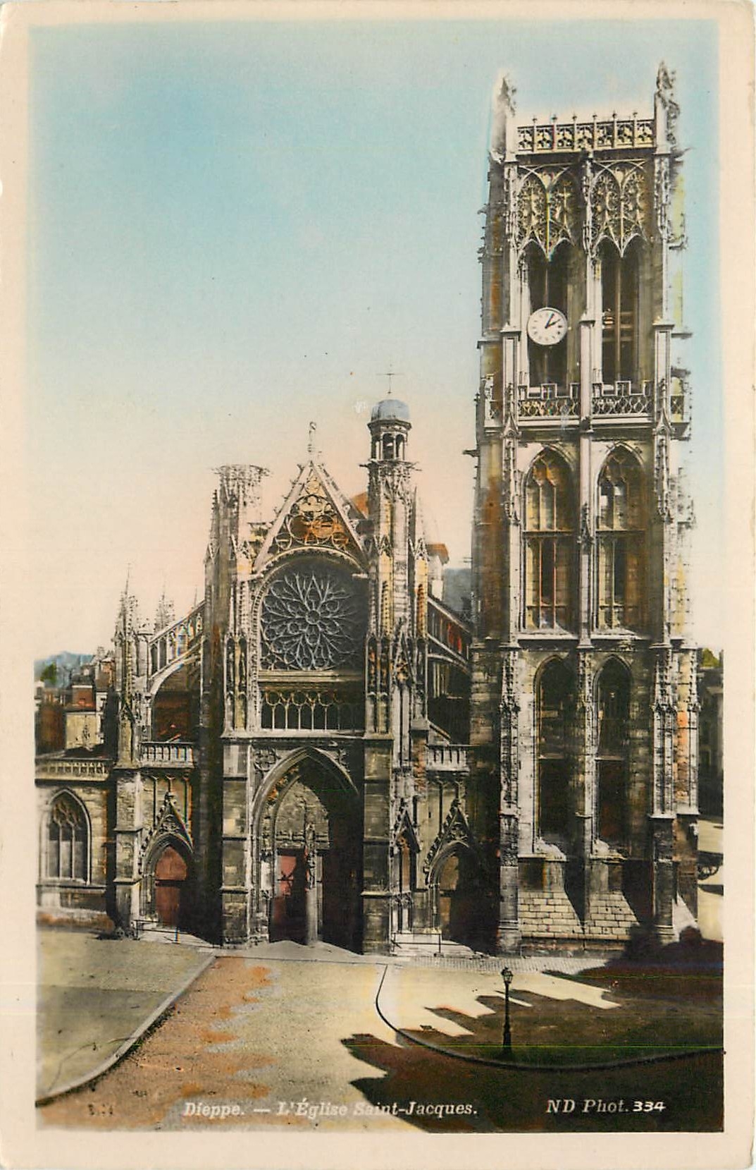 CPA Dieppe L'Eglise Saint Jacques 