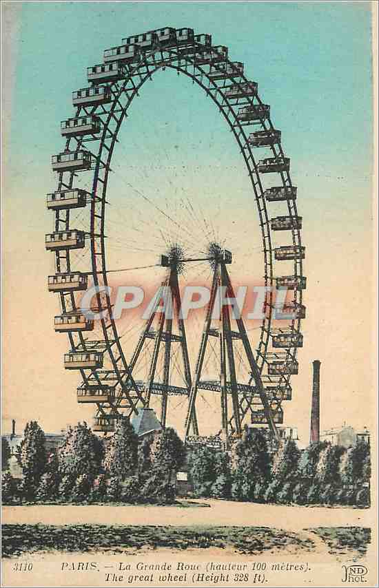 CPA Paris La Grande Roue 