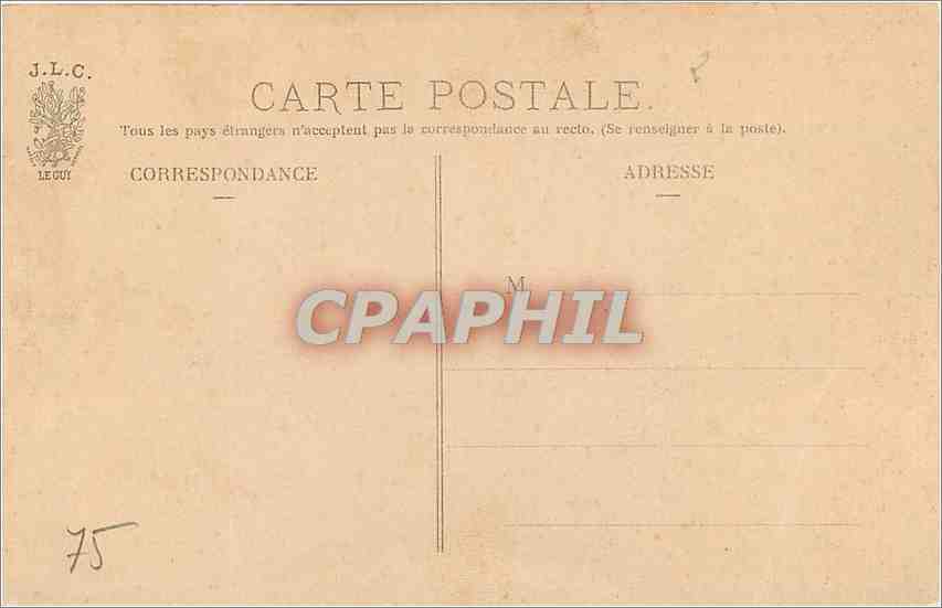 CPA Paris La Grande Roue  — Verso