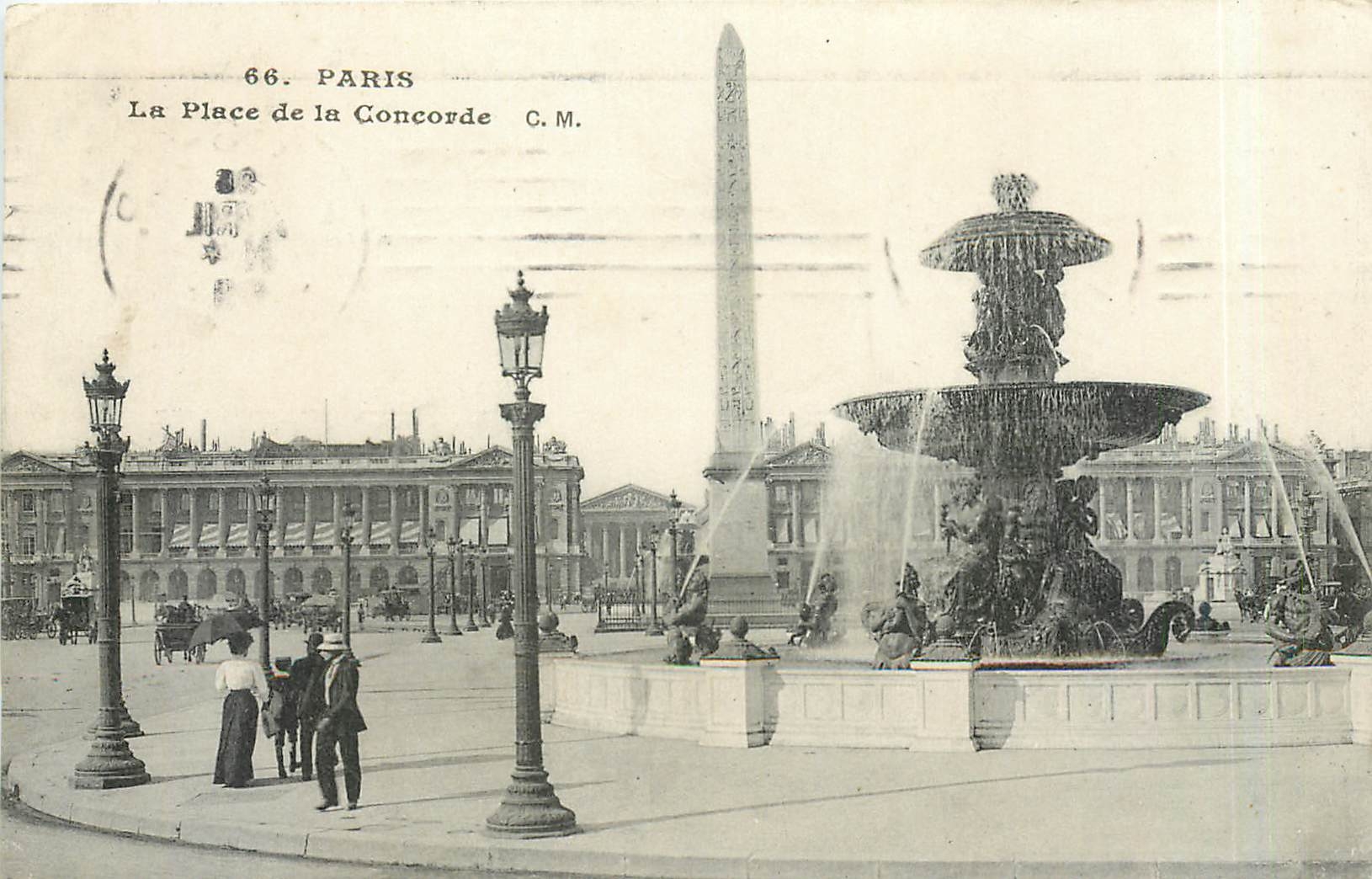 CPA Paris La Place de la Concorde 