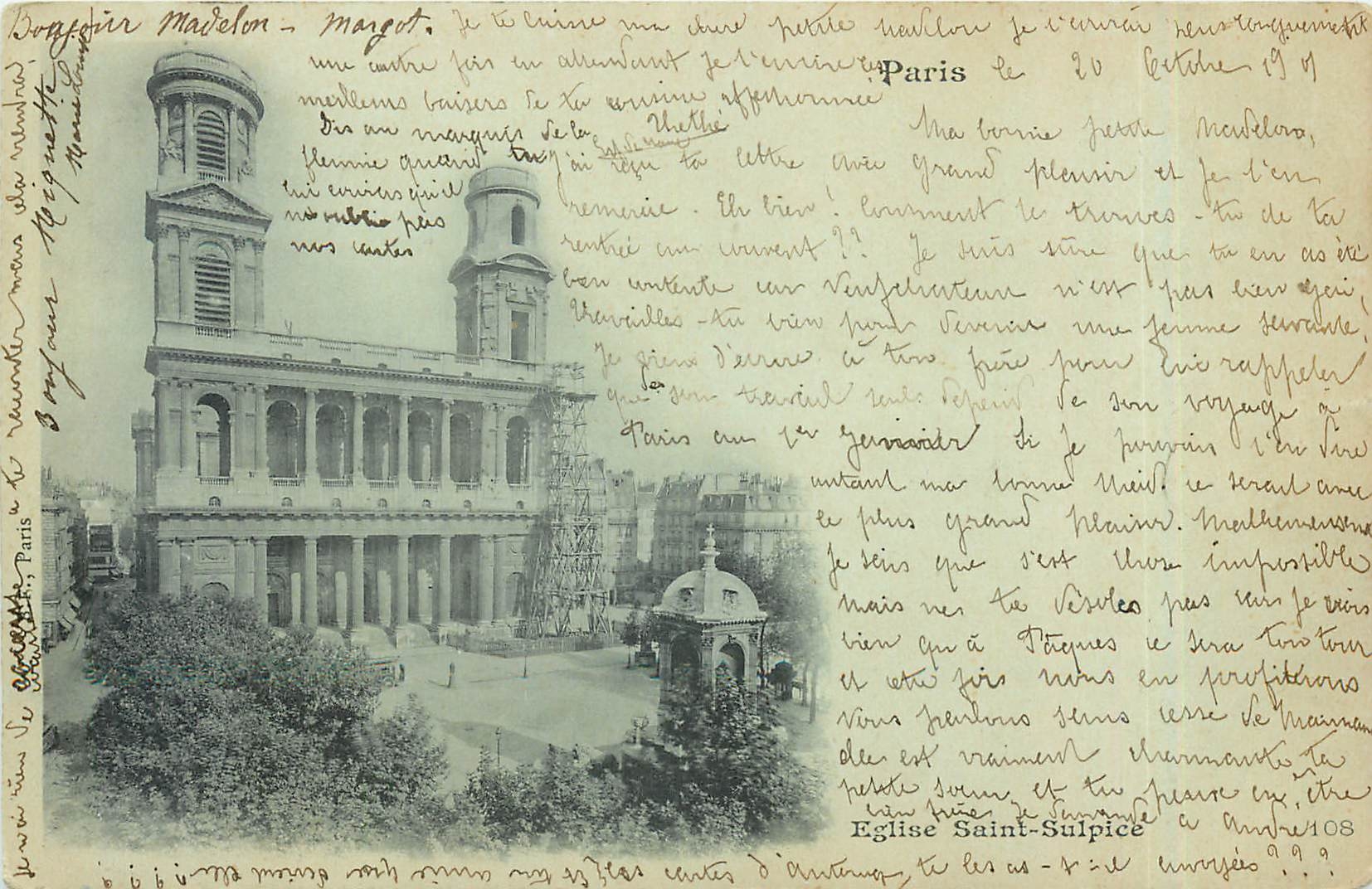 Église Saint-Sulpice — Paris — Éditeur anonyme, n° 108