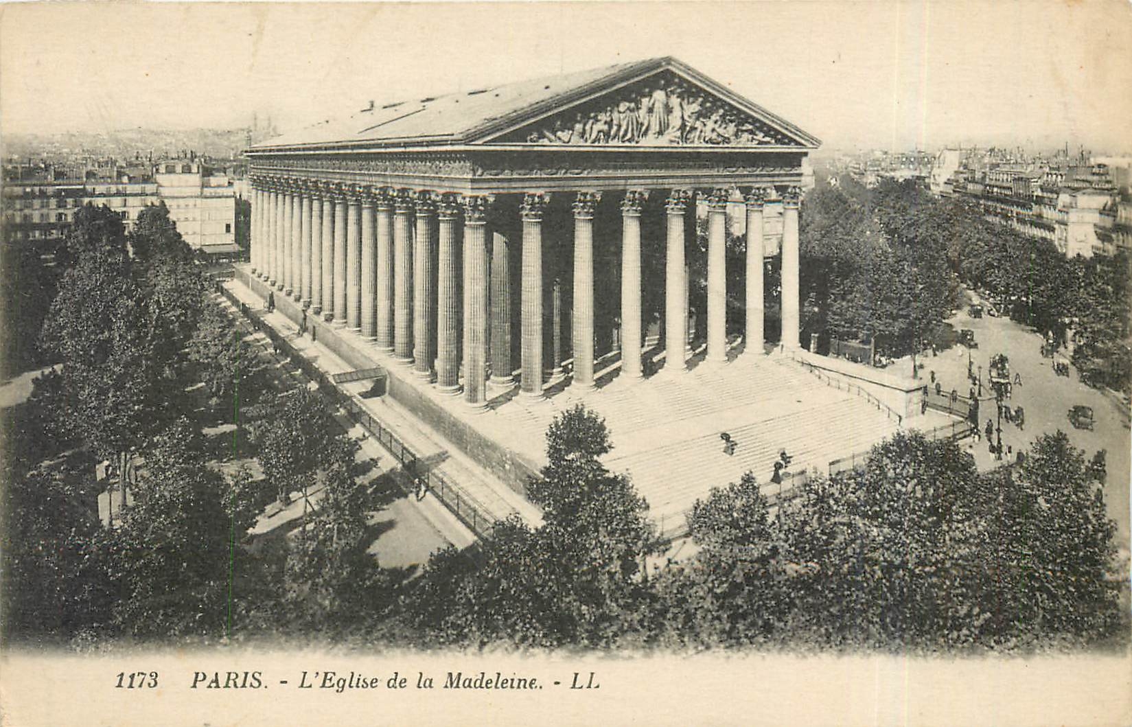 CPA Paris L'Eglise de la Madeleine 