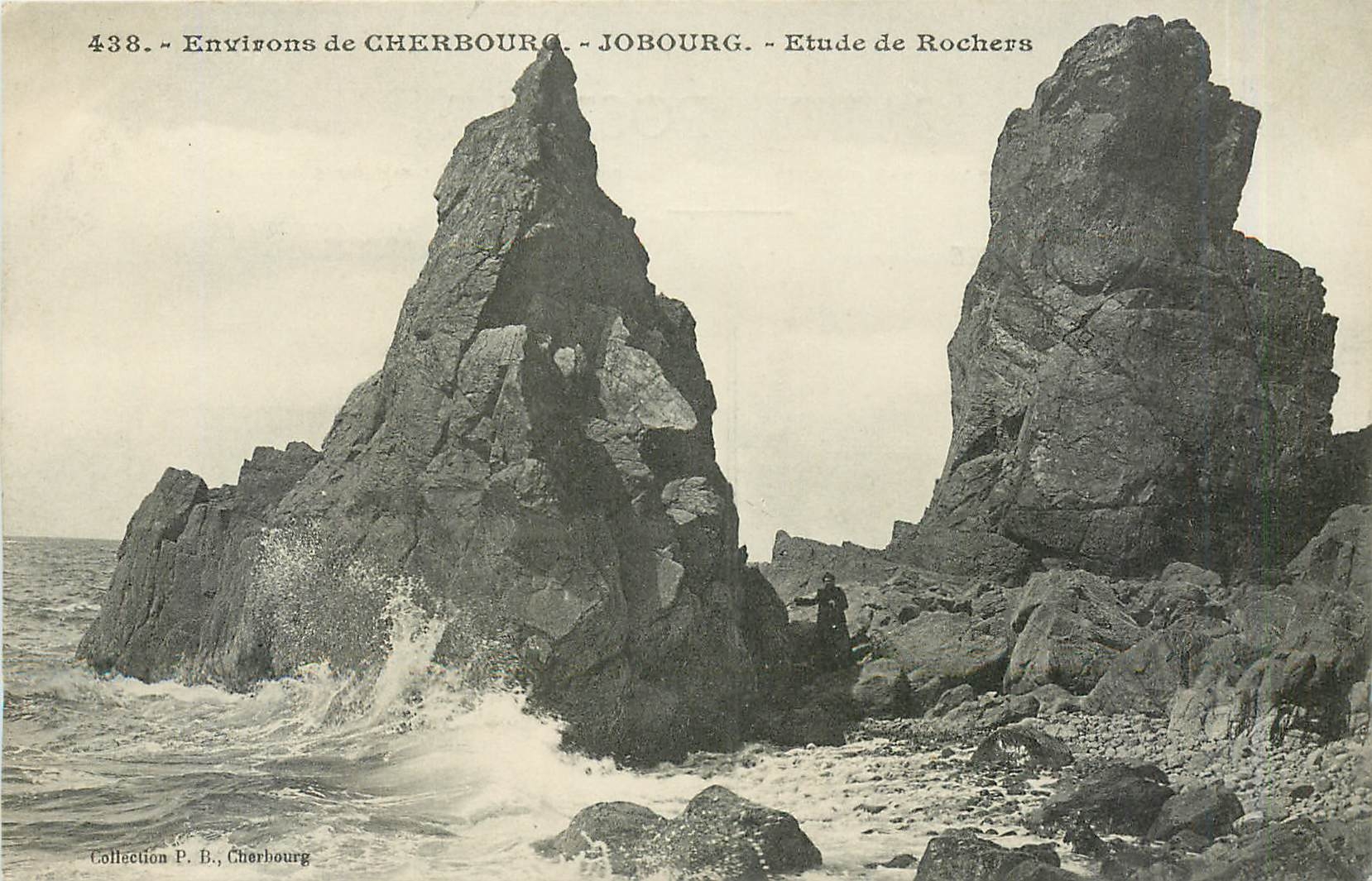 Environ de Cherbourg - Jobourg - Étude de Rochers — Collection P. B., Cherbourg