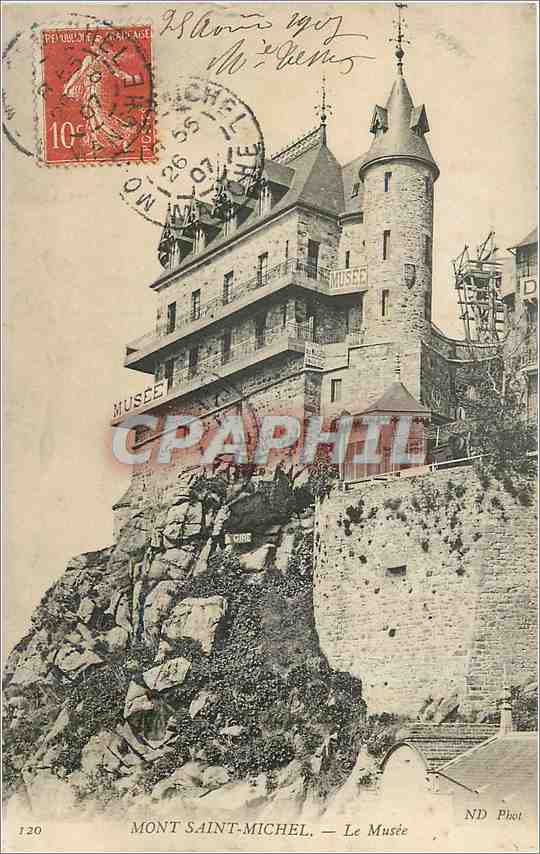 CPA Mont Saint Michel Le Musee 