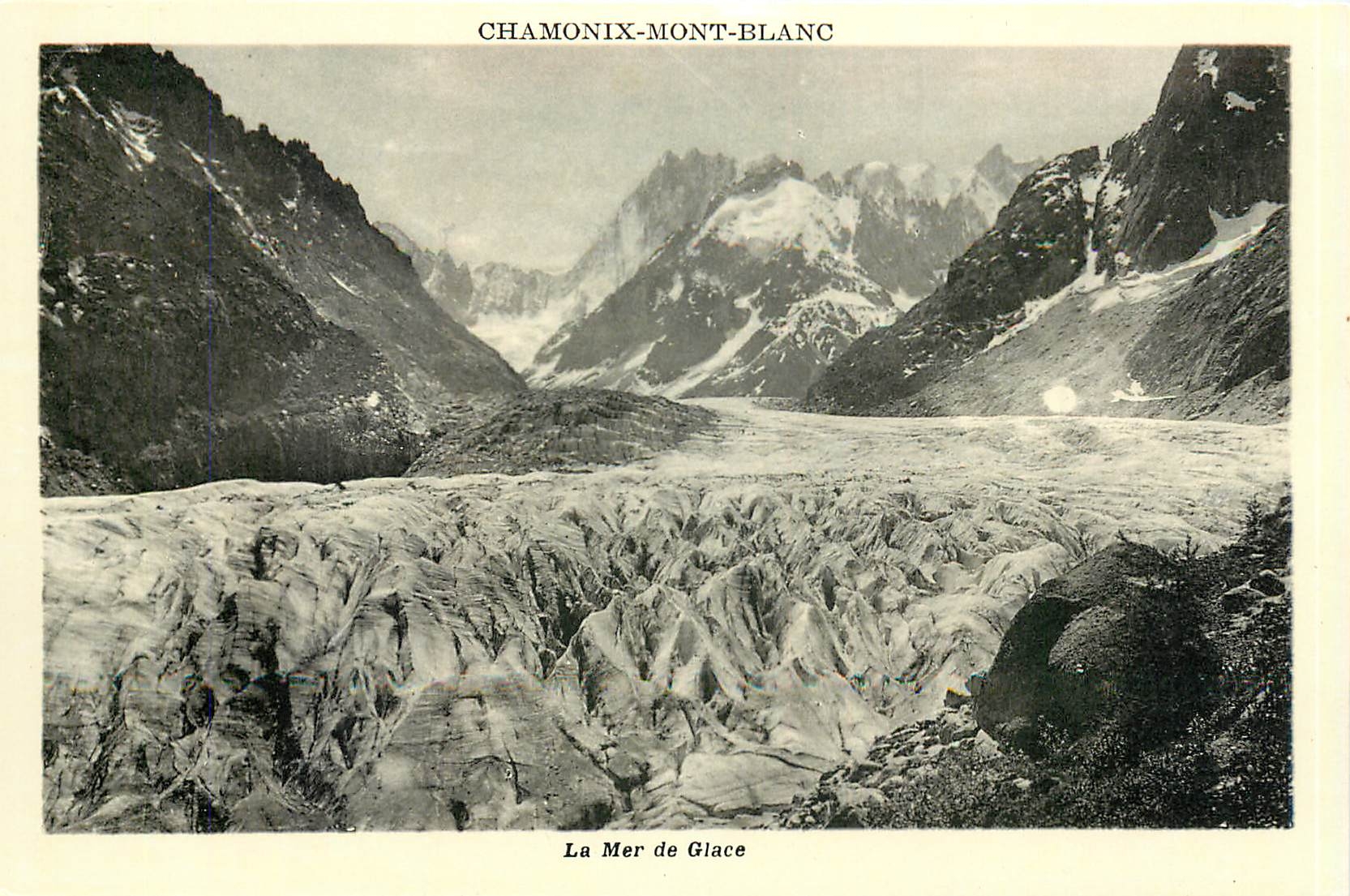 CPA Chamonix Mont Blanc La Mer de Glace 