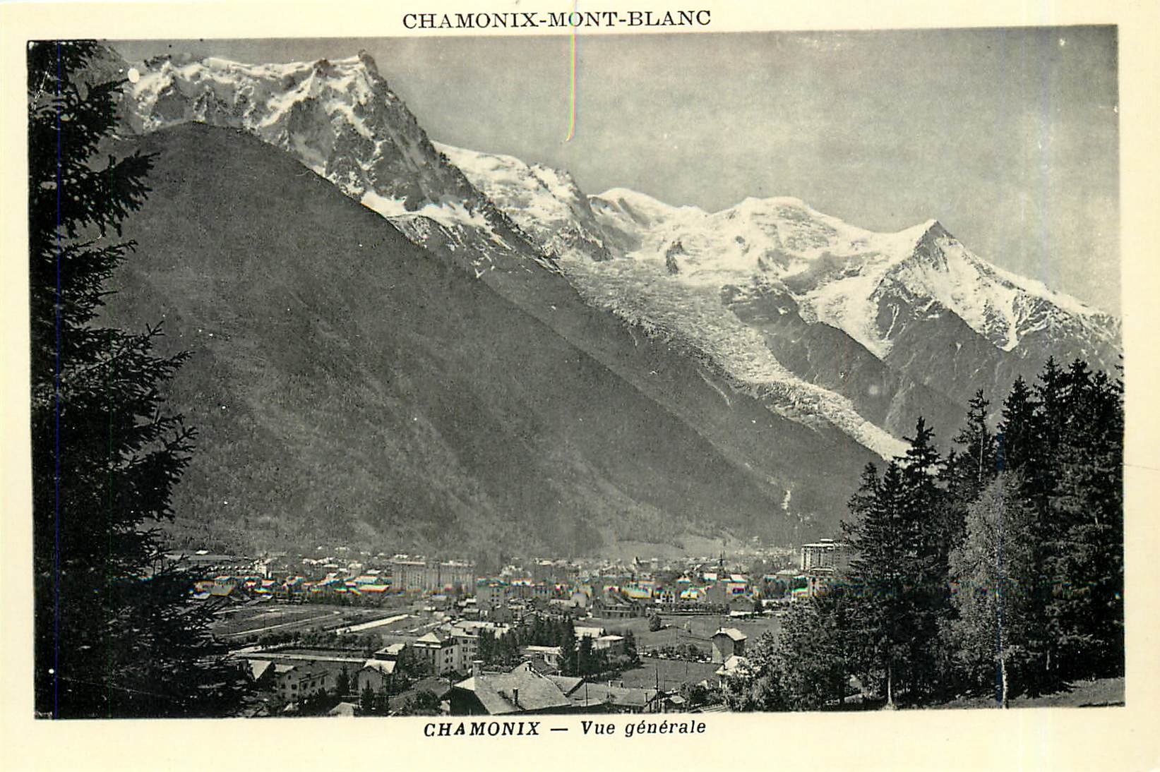 CPA Chamonix Mont Blanc Chamonix Vue generale 