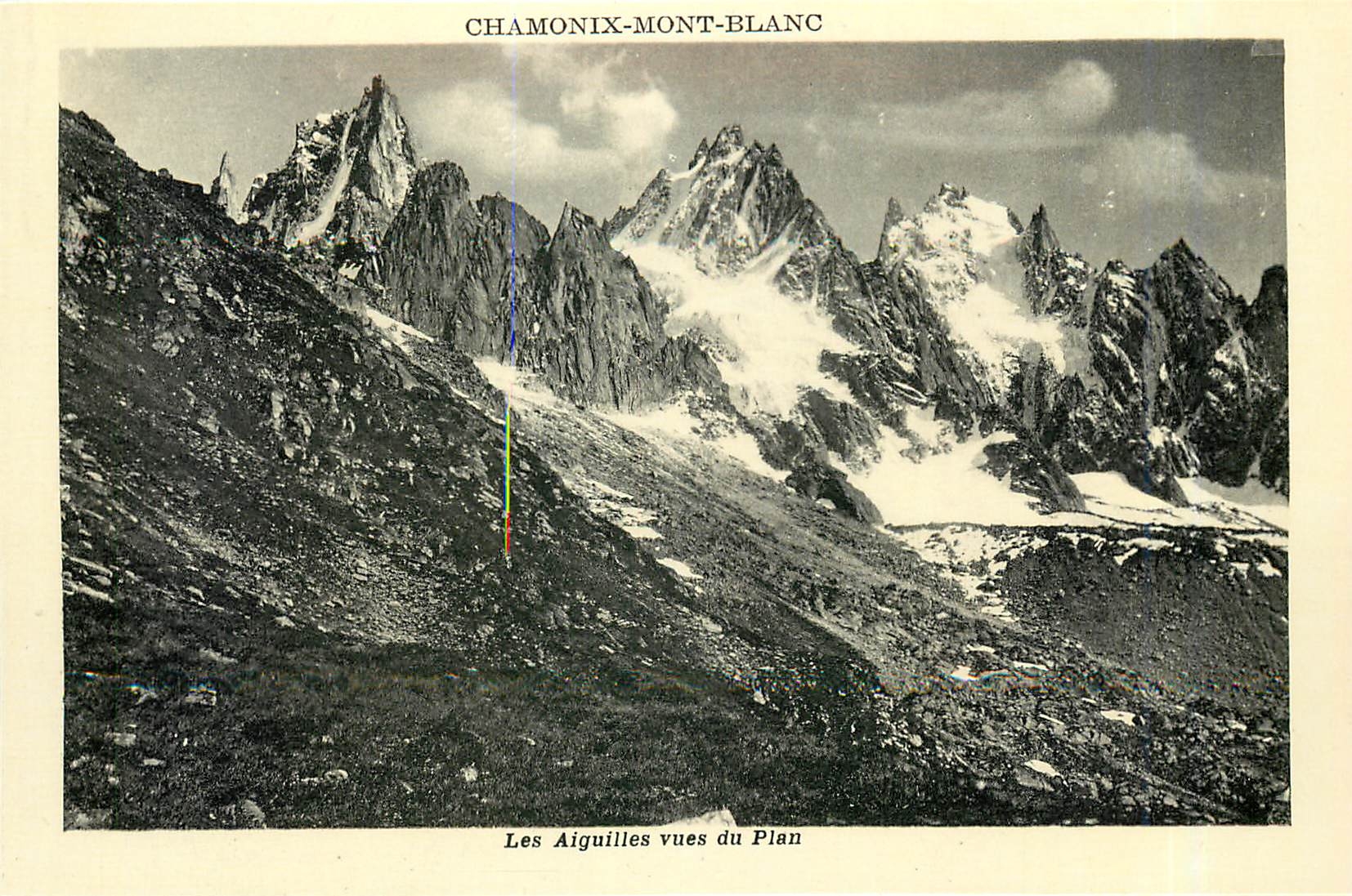 CPA Chamonix Mont Blanc Les Aiguilles vues du Plan 