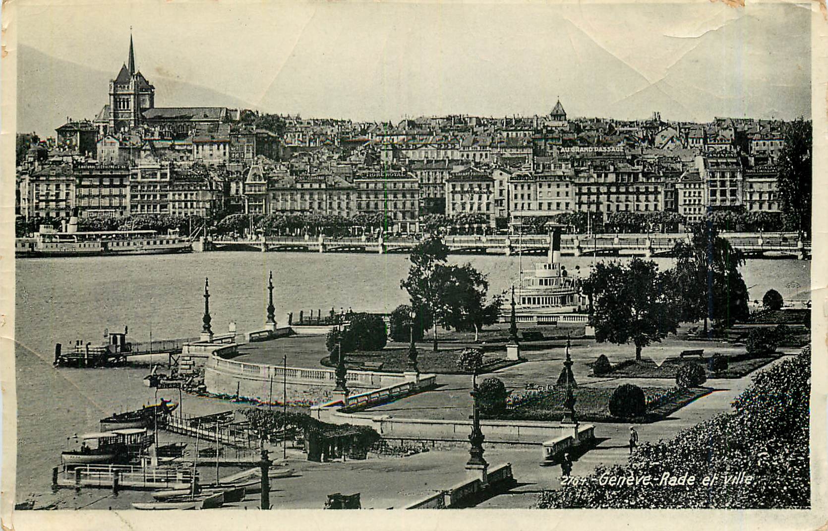 CPA Geneve Rade et Ville 