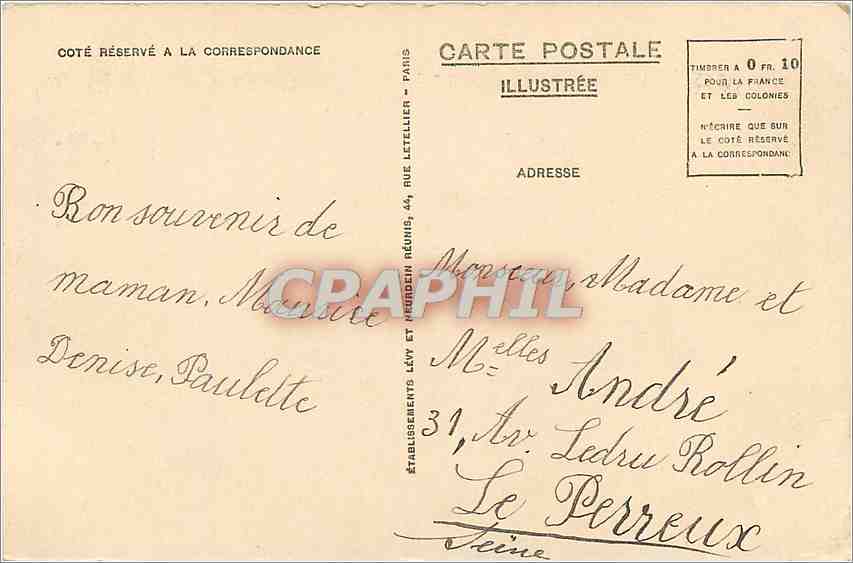 CPA Berck Plage La Plage a Maree basse Bateau — Rückseite