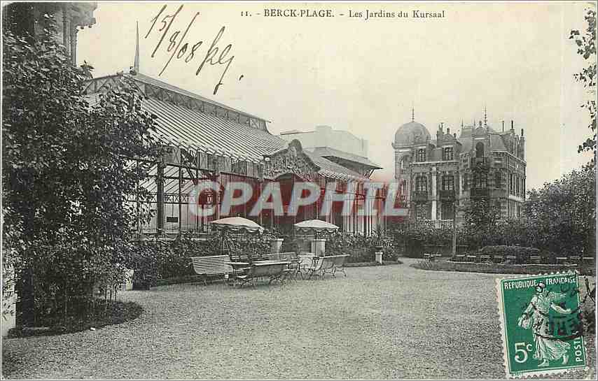 CPA Berck Plage Les Jardins du Kursaal 